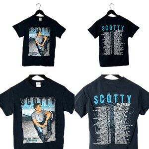 Scotty McCreery T Shirt Adult Black Small S Country Music Artist Graphic Tee